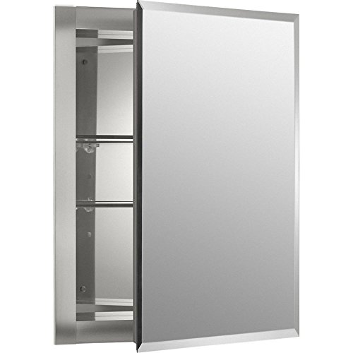 Kohler Single-Door Medicine Cabinet with Mirror and Beveled Edges