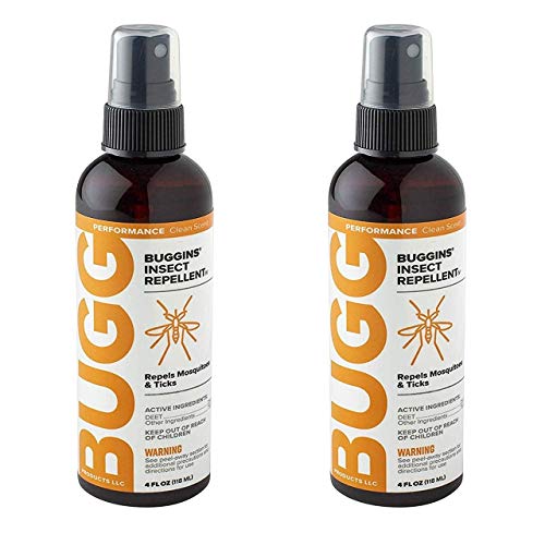 Buggins Performance Insect Repellent 25% DEET, 2 Pack