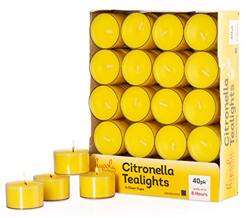 Tealight Citronella Candles Outdoor