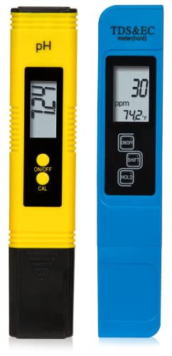 pH and TDS Meter with Temperature Measurement