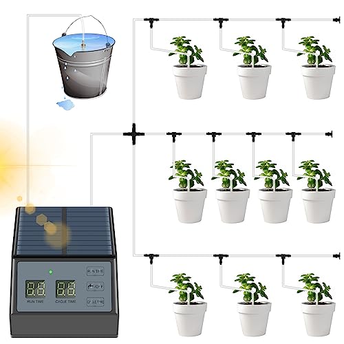 Solar Auto Drip Irrigation System for 15 Potted Plants