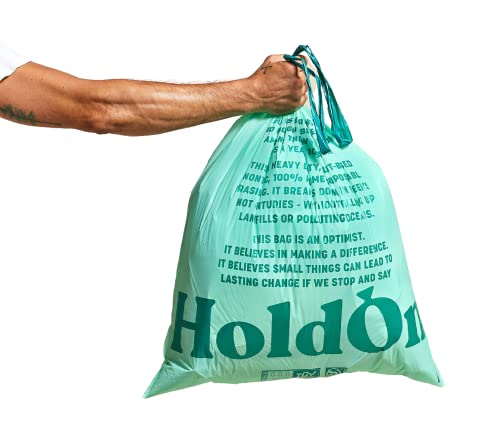 HoldOn Plant-Based Garbage Bags - 40 Bags