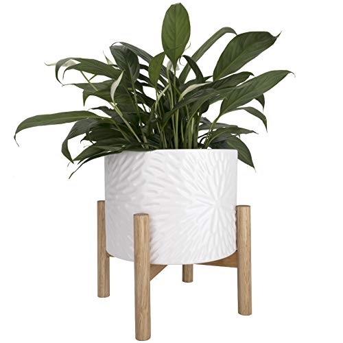 LA JOLIE MUSE Ceramic Plant Pot with Stand