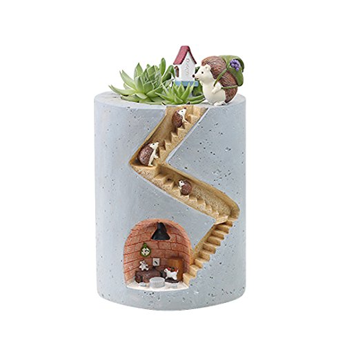 Segreto Hedgehog Family Flower Pots