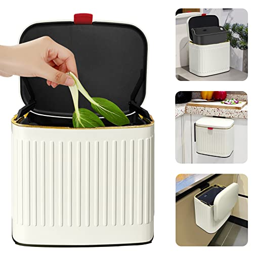 Stylish Kitchen Compost Bin with Odor Control