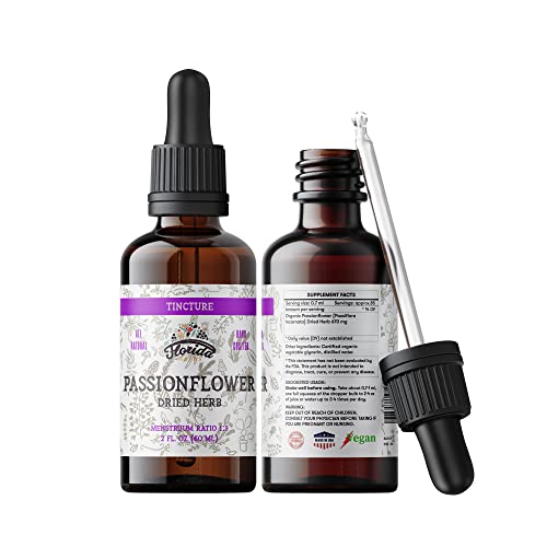 Organic Passionflower Tincture - Soothing and Relaxing Herbal Extract