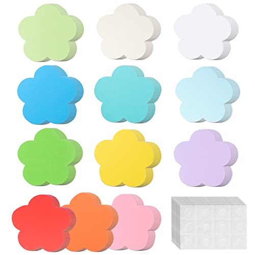 Large Assorted Color Flower Cutouts for DIY Craft Projects