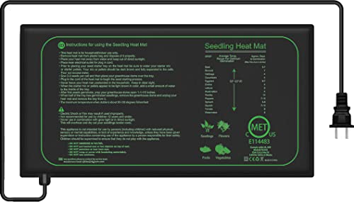 1 Pack 21W Seedling Heat Mat