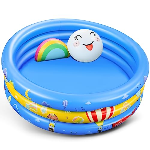 Extra Large Rainbow Inflatable Kiddie Pool