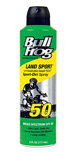 Bullfrog Sunscreen Land Sport-Dri Spray SPF50