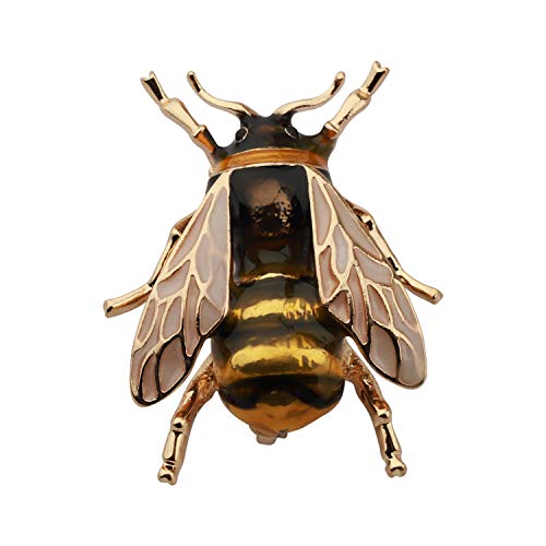 Gold Tone Honey Bee Brooch Pin