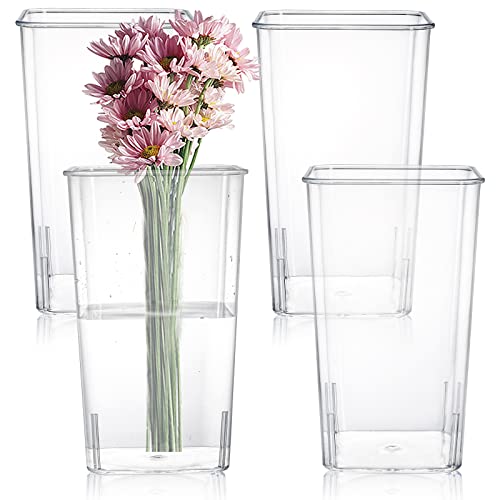 Suwimut Clear Acrylic Flower Vase