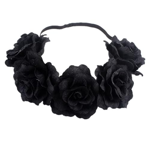Catery Black Flower Headband