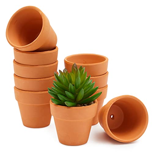 Juvale Mini Terra Cotta Pots with Drainage Holes