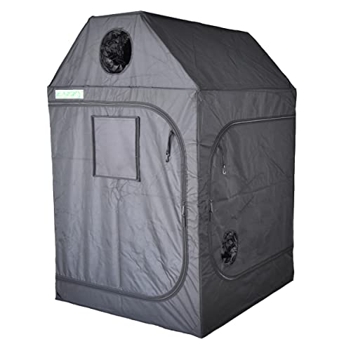 Zazzy Grow Tent 4x4 with Observation Window and Removable Floor Tray