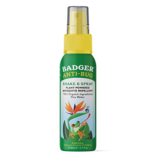 Badger Bug Spray, Organic Deet Free Mosquito Repellent Spray