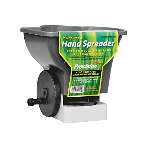 Handheld Broadcast Spreader for Small Lawns - PRECISION PRODUCTS HHBS-125