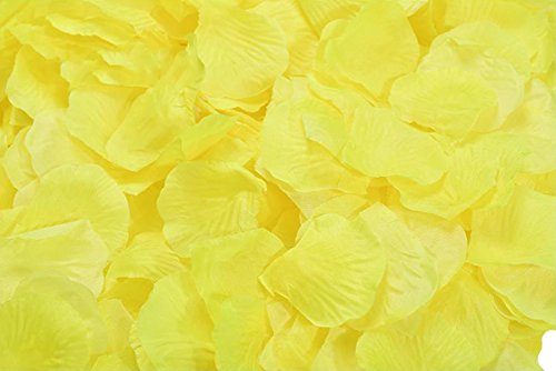 Yellow Rose Petals for Romantic Night, Wedding Decoration, Party