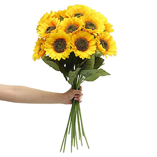 Laelfe Artificial Sunflower Flowers