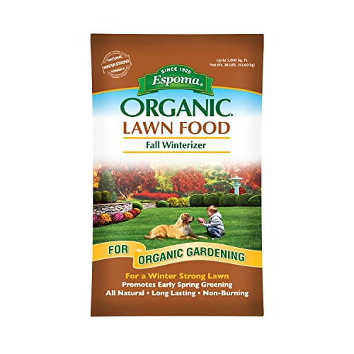 Organic Fall Fertilizer by Espoma (30-Pound) - Achieve Your Dream Lawn!