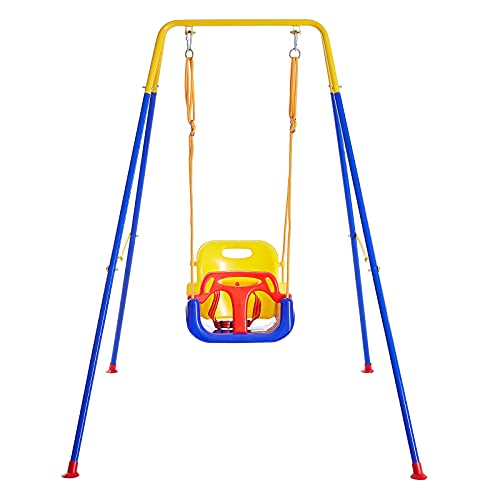 FUNLIO 3-in-1 Toddler Swing Set