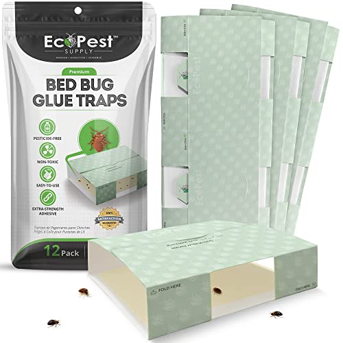 Bed Bug Glue Traps - 12 Pack