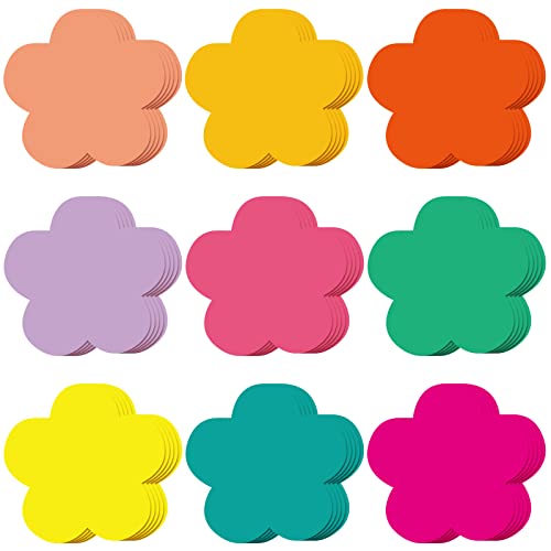 Colorful Spring Flower Cutouts for Classroom Decor and Crafts