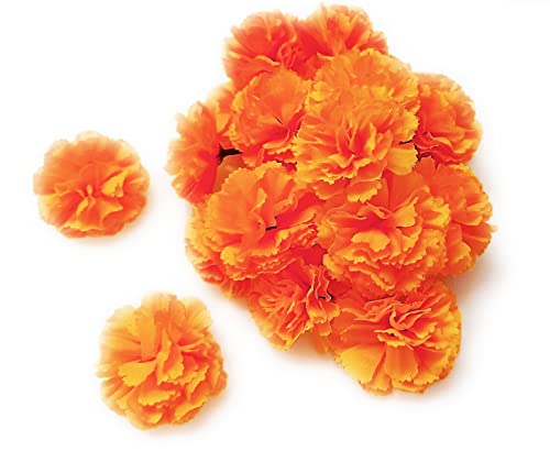 Z3N Artificial Marigold Flower Heads