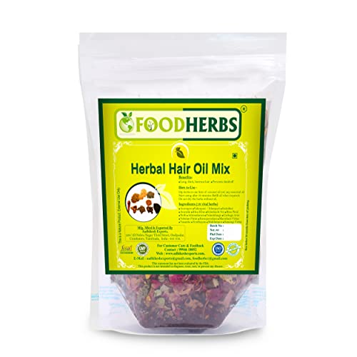 Herbal Hair Oil Mix for Long, Thick, and Lustrous Hair