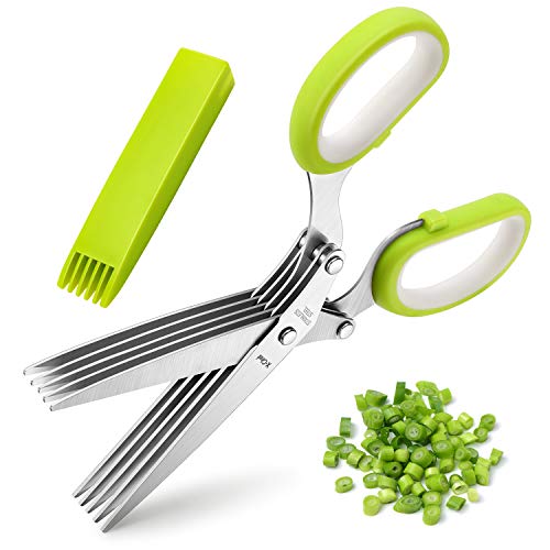 X-Chef Multipurpose 5 Blade Kitchen Herb Scissors