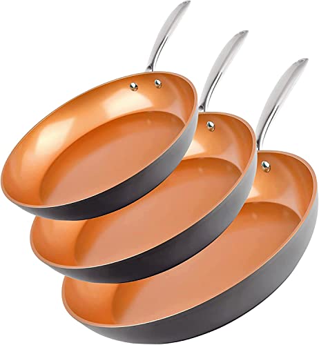 Gotham Steel Hard Anodized Premium Chef's Skillet Set