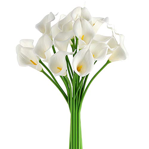 EZFLOWERY Artificial Calla Lily Flowers