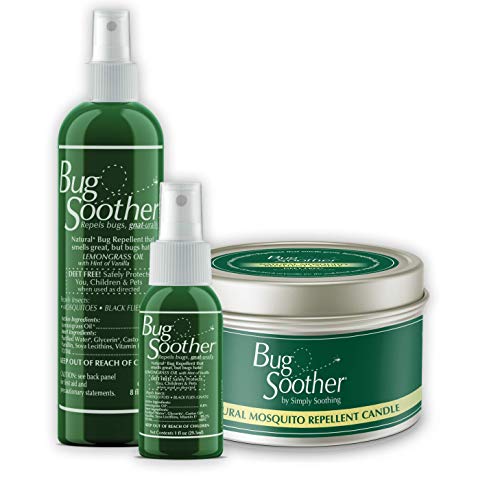 Bug Soother Candle & Spray - Natural Insect Repellent Combo
