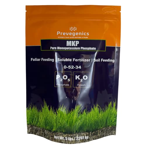 MKP Fertilizer | Highly Water Soluble | 0-52-34 (5 Pounds)