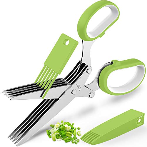 2023 Herb Scissors Set - Cool Kitchen Gadgets for Cutting Fresh Garden Herbs