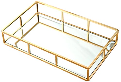 PuTwo Gold Dresser Ornate Tray