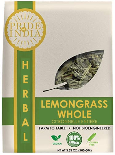 Pride Of India Lemongrass Herb - Zesty Flavor Burst for Cooking