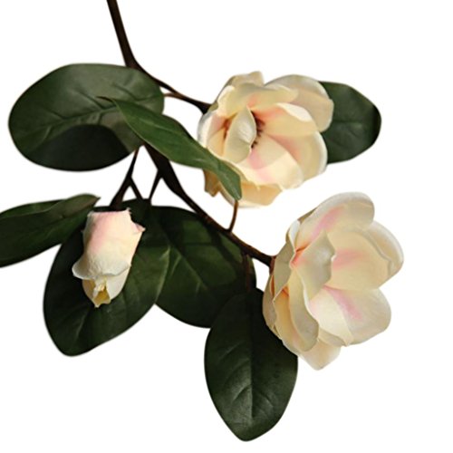Artificial Leaf Magnolia Flowers