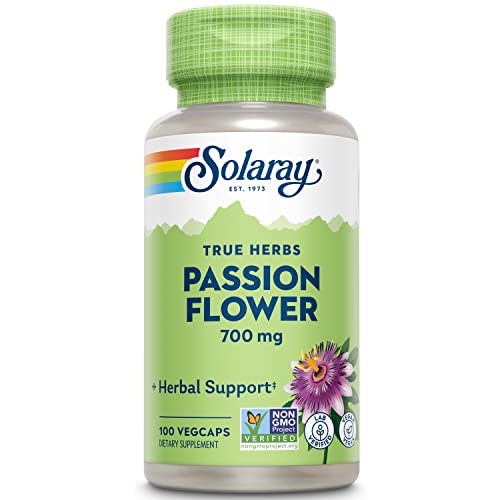 SOLARAY Passion Flower Aerial Extract | Healthy Relaxation & Focus Support