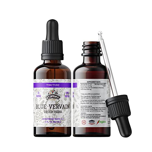 FLORIDA HERBS Blue Vervain Extract Tincture - Organic Herbal Supplement