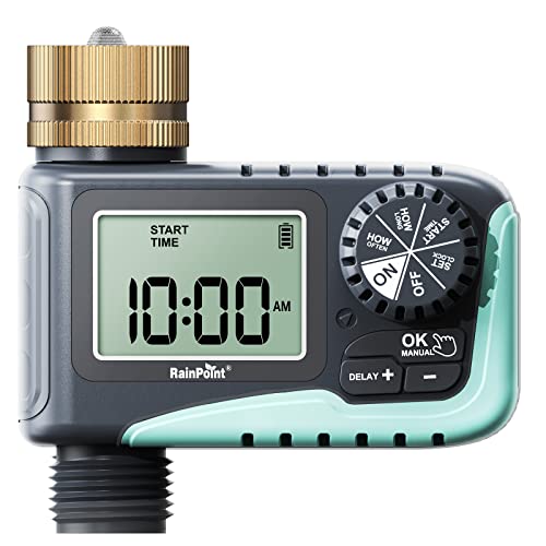 Programmable Garden Hose Timer with Rain Delay