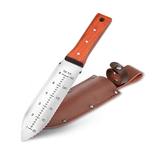 HAUSHOF Hori Hori Garden Knife - Durable & Versatile