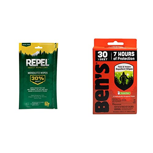 Effective Mosquito Wipes with 30% DEET