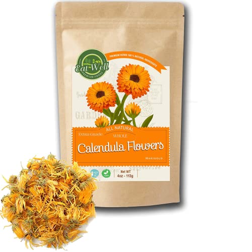 Eat Well Dried Calendula Flowers