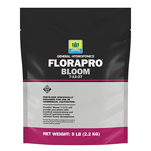 General Hydroponics FloraPro Bloom 7-12-27 Nutrient for Commercial Cultivation