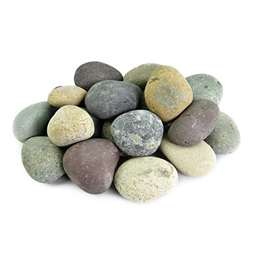 LF Inc. Premium Large Mixed Mexican Stone Beach Pebbles