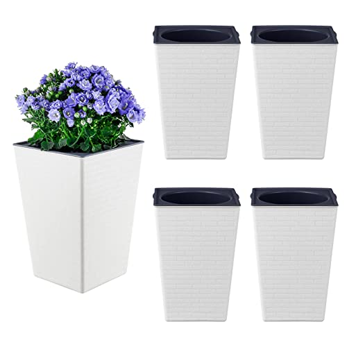 5 Pack Tall Self Watering Planters