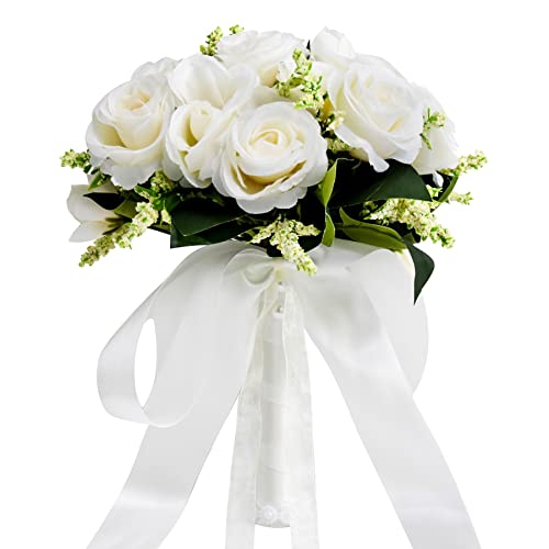 Wedding Bouquets for Bride Bridesmaid Bouquet Ivory
