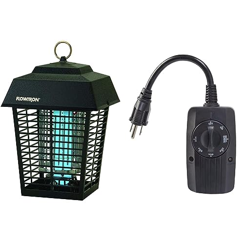 Flowtron BK-15D Electronic Insect Killer & Woods 2001WD Outdoor Outlet