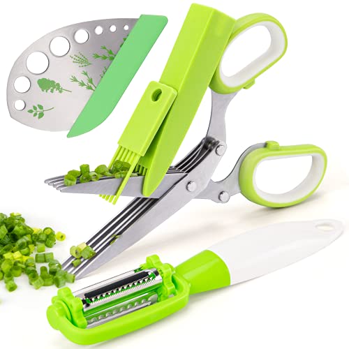 VIBIRIT Herb Scissors Leaf Herb Stripper